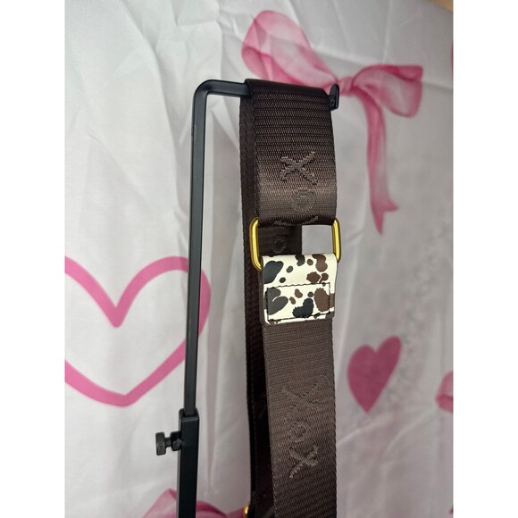 Betsey Johnson XO Mylo Heart Cow Print Shoulder Bag - Picture 5 of 8